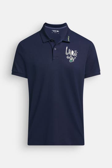 LACOSTE Polo-Shirt dunkelblau