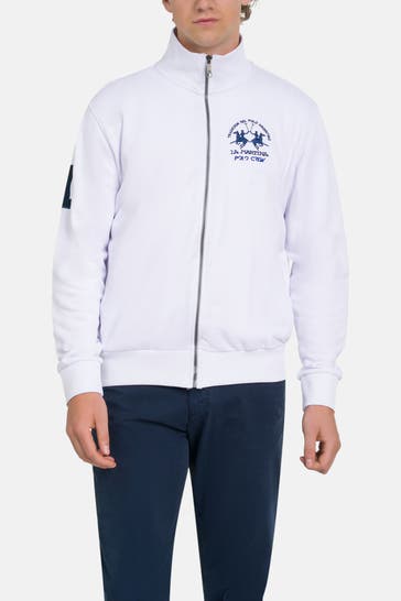 LA MARTINA Sweatjacke weiß
