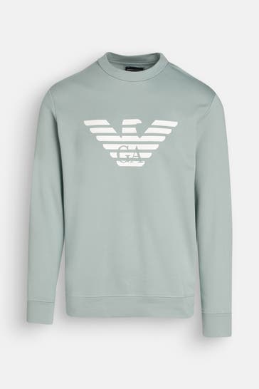EMPORIO ARMANI Sweatshirt meergrün