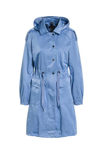 COMMA, Mantel taubenblau