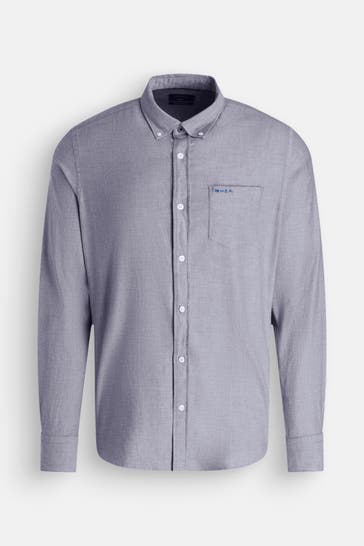 NEW ZEALAND AUCKLAND Casual-Hemd grau