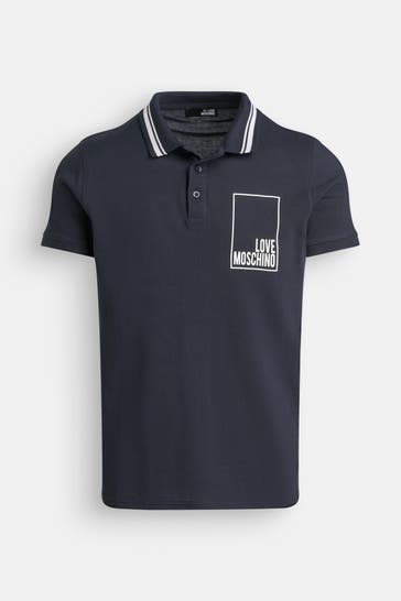 LOVE MOSCHINO Polo-Shirt dunkelblau
