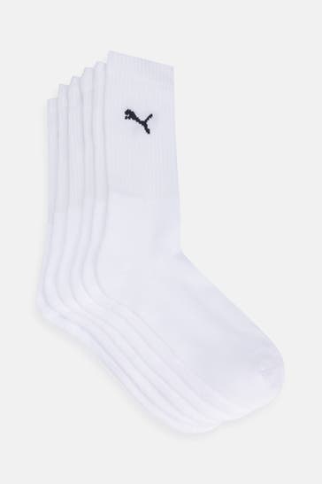 PUMA 6er-Pack Strümpfe weiß