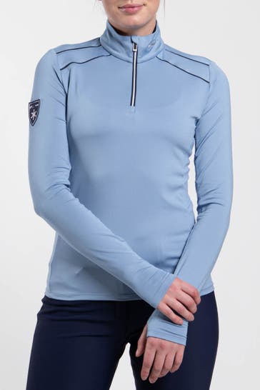 KJUS Midlayer taubenblau