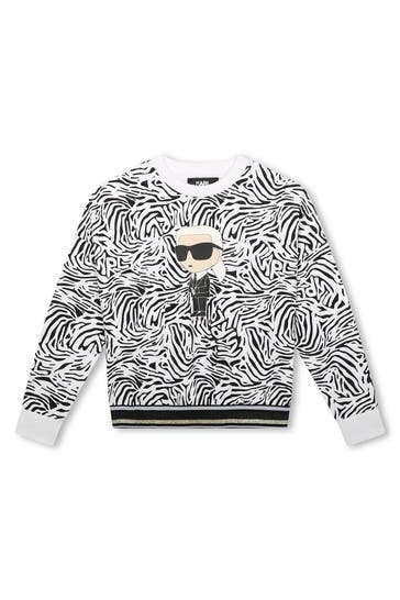 KARL LAGERFELD Sweatshirt zweifarbig