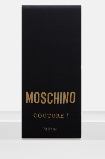 LOVE MOSCHINO - Wollmix-Schal schwarz
