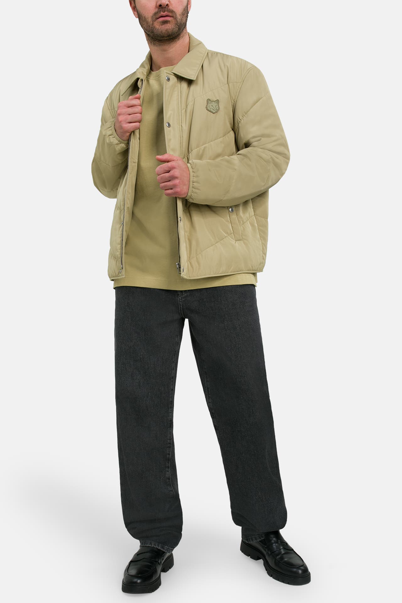 MAISON KITSUNÉ Light-Steppjacke graugrün, Bild 1