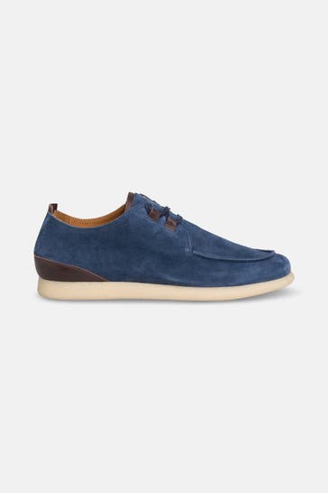 PRIME SHOES Slipper 'Indaco' azurblau