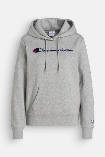 CHAMPION Hoodie grau
