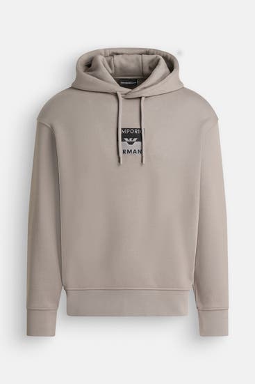EMPORIO ARMANI - Hoodie steingrau