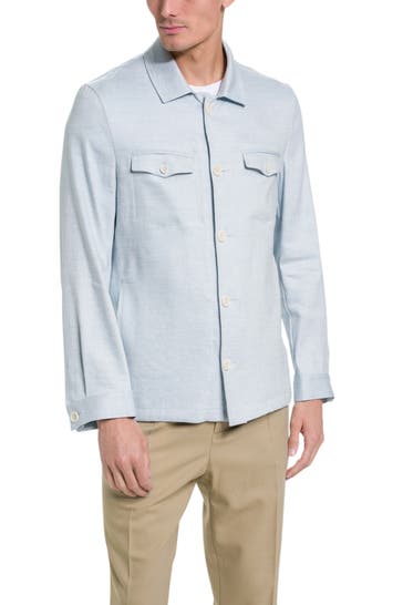HECHTER Paris Overshirt hellblau