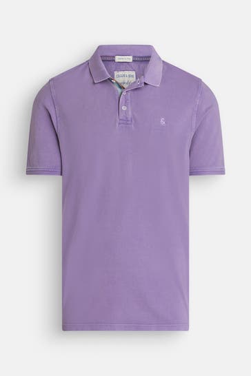 COLOURS & SONS Polo-Shirt helllila