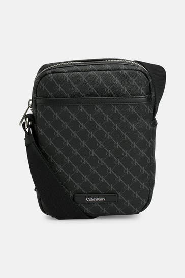 CALVIN KLEIN Umhängetasche schwarz logo