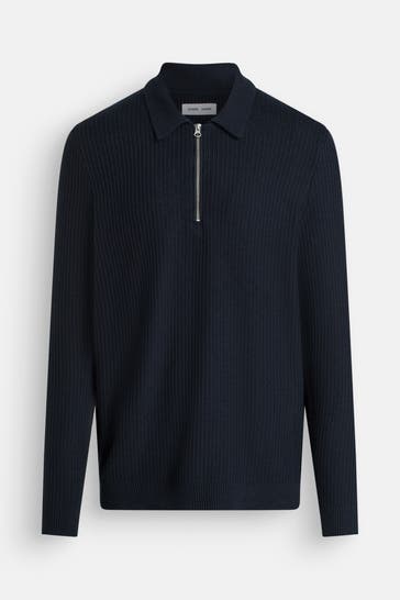 SAMSØE & SAMSØE Strick-Troyer nachtblau