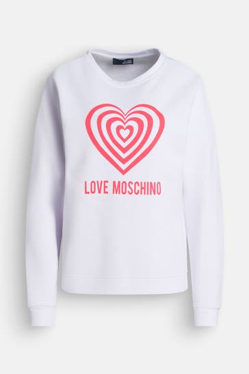 LOVE MOSCHINO Sweatshirt weiß