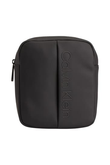 CALVIN KLEIN Umhängetasche 'Rub Conv' schwarz