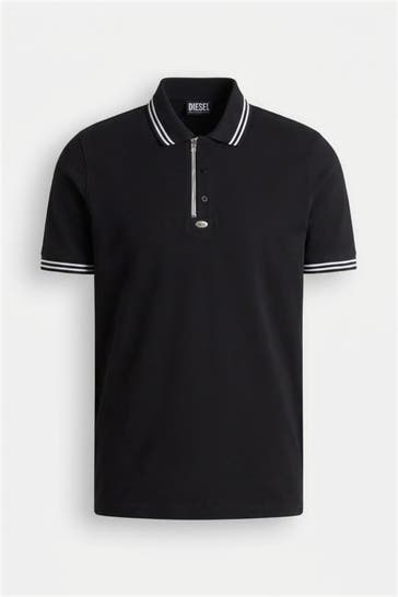 DIESEL Polo-Shirt schwarz
