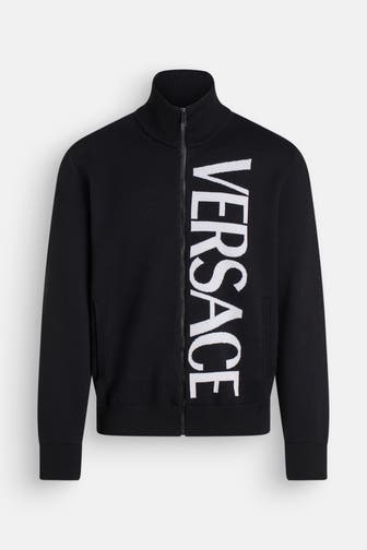 VERSACE Strickjacke schwarz
