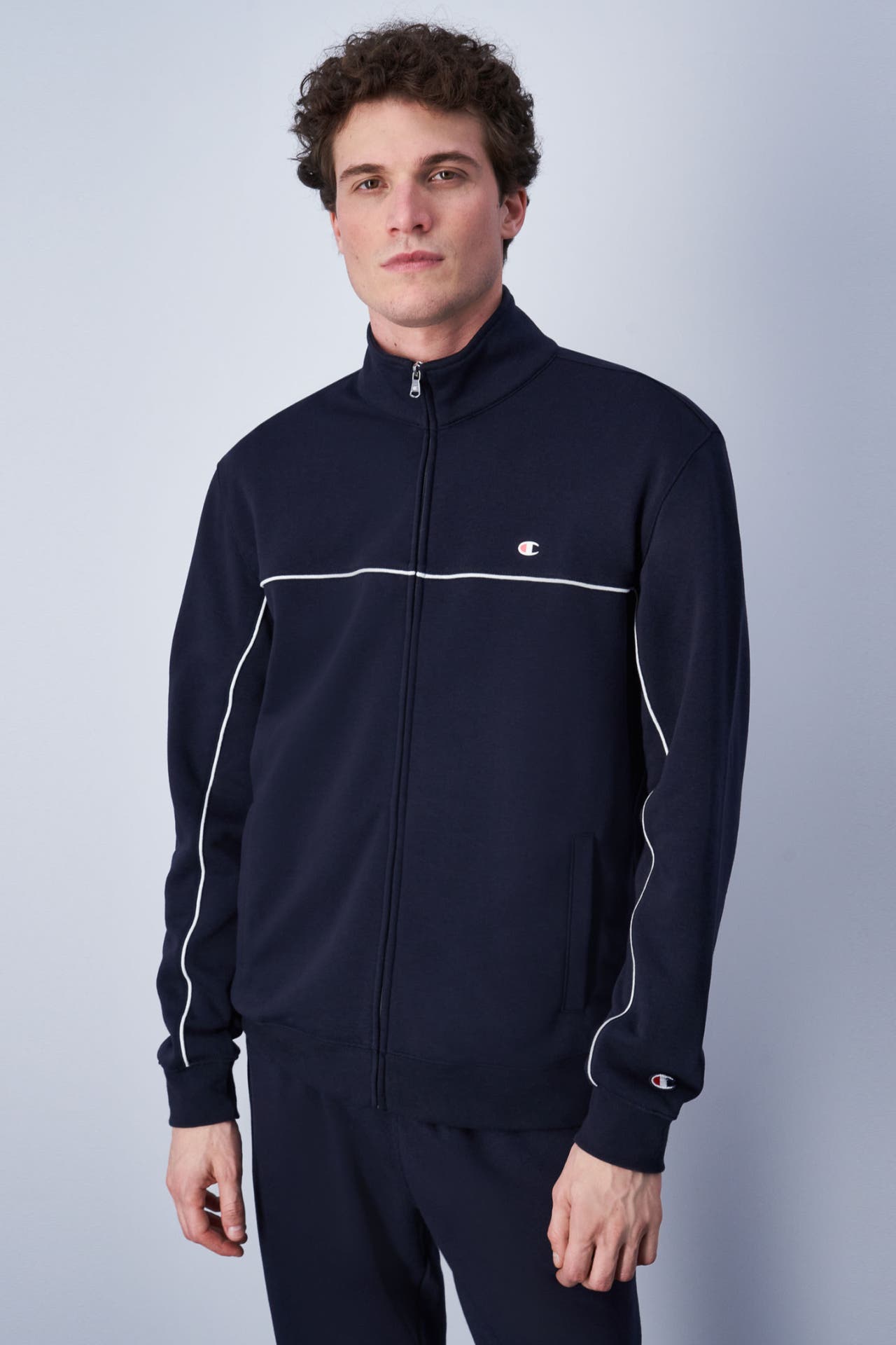 CHAMPION Set: Sweatjacke und Sweatpants dunkelblau, Bild 1