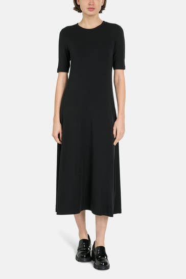 MARC O'POLO Midikleid schwarz