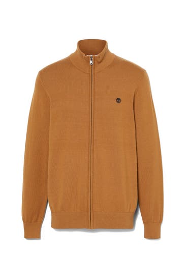 TIMBERLAND Strickjacke 'River' ocker