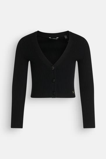 GUESS Strickjacke schwarz 