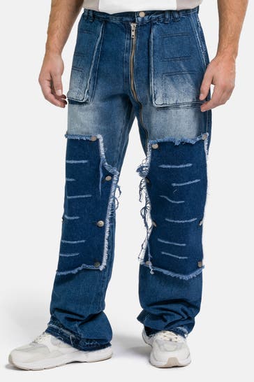 ATELIER DE ROUPA Jeans blau straight