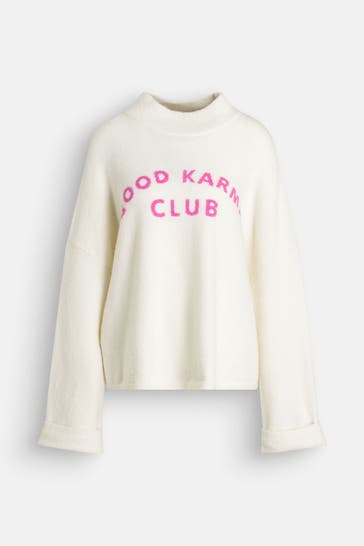 OH APRIL Strickpullover ecru