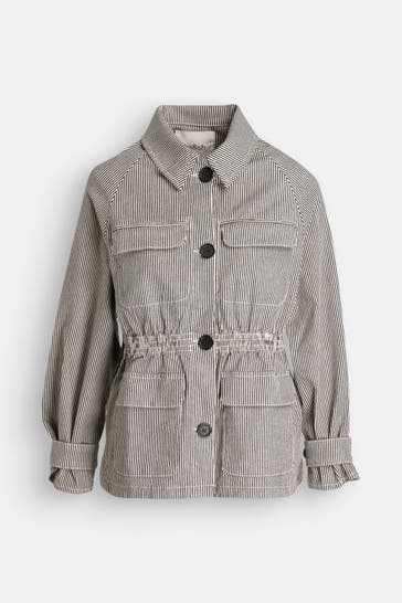BA&SH Übergangsjacke 'Ocean' gestreift