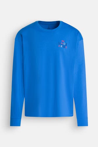 UNDER ARMOUR Longsleeve blau