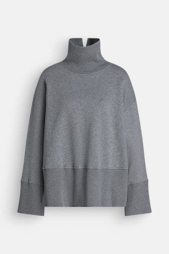 CLOSED Sweatshirt dunkelgrau meliert