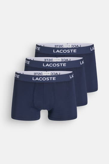 LACOSTE 3er-Pack Boxer Trunks navy