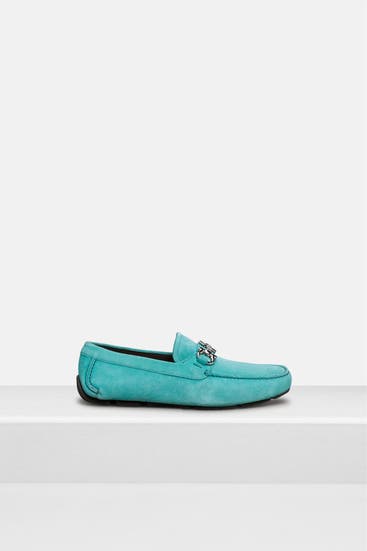 FERRAGAMO - Slipper 'Parigi' türkis