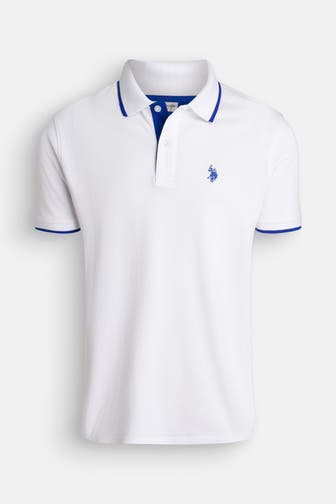 U.S. POLO ASSN. Polo-Shirt weiß regular