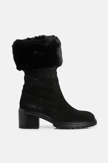 GEOX Stiefeletten 'Damiana' schwarz