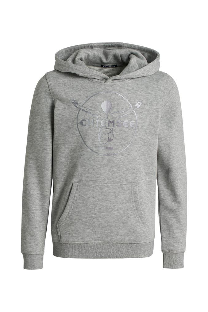 hoodie grau meliert