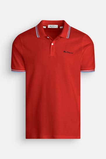 BEN SHERMAN Polo-Shirt terracotta