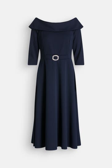 JOSEPH RIBKOFF Kleid dunkelblau