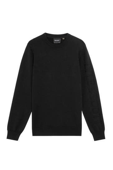 LYLE&SCOTT Strickpullover schwarz