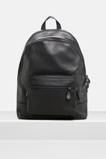 COACH - Leder-Rucksack schwarz
