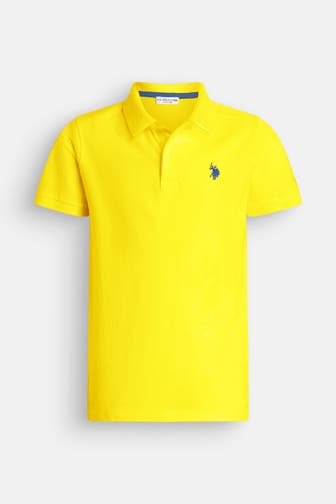 U.S. POLO ASSN. Polo-Shirt zitronengelb