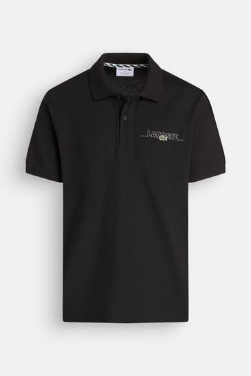 LACOSTE Polo-Shirt schwarz