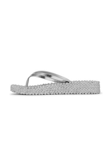 ILSE JACOBSEN Flip Flops silber