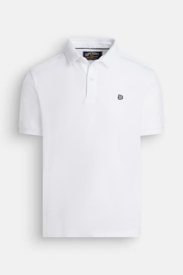 SUPERDRY Polo-Shirt weiß