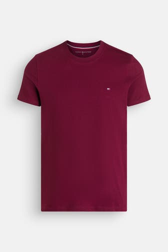 TOMMY HILFIGER T-Shirt weinrot