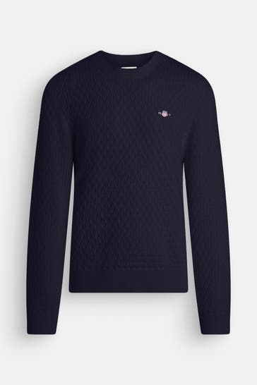 GANT Strickpullover dunkelblau
