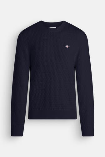 GANT Strickpullover dunkelblau