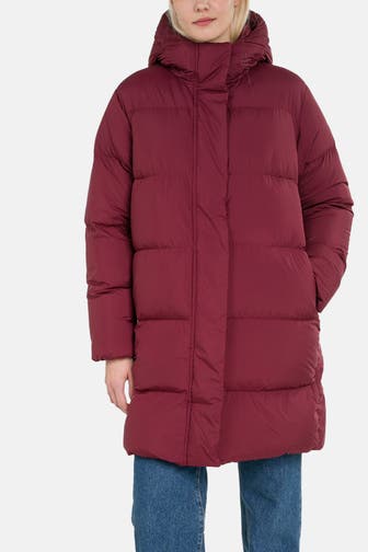 TOMMY HILFIGER Steppmantel burgunder