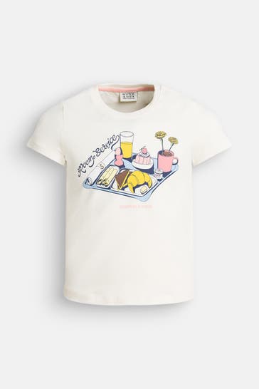 SCOTCH & SODA T-Shirt ecru