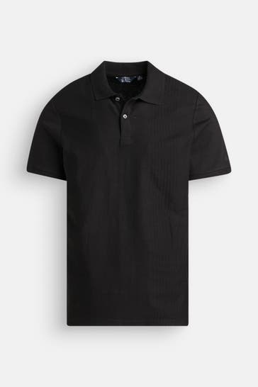 BEN SHERMAN Polo-Shirt schwarz